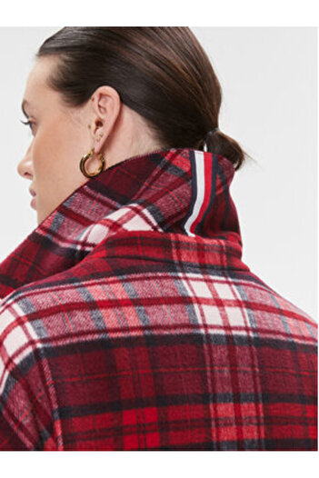 Tommy Hilfiger Women's Wool coat WW0WW39761 Red