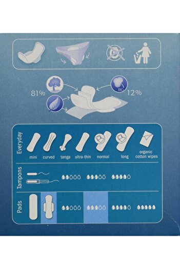 Natracare - Pack of 12 Ultra Super Sanitary Pads with Wings - Organic Cotton