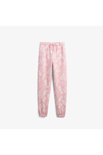 GAP V-Fa Logo Heritage Çocuk Pembe Eşofman Altı