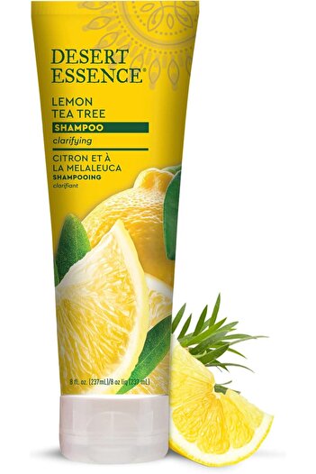 Desert Essence Lemon Tea Tree Shampoo - 8 fl oz - Removes Excess Oil - Strengthens & Protects