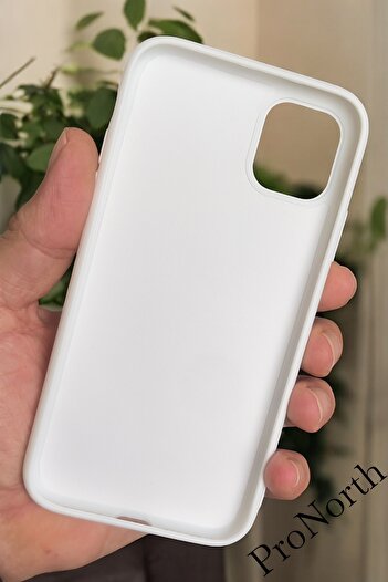 ProNorth iPhone 11 Compatible Case Velvet Silicone Cover with Logo Inside