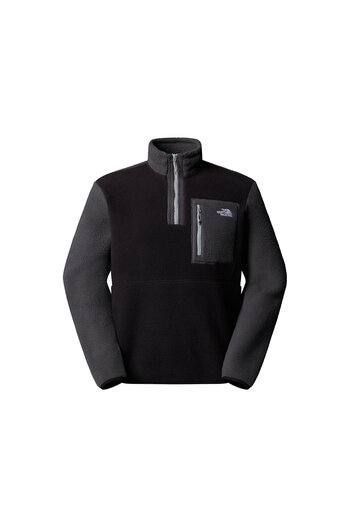 THE NORTH FACE M Yumiori 1/4 Zip Men's Outdoor Quarter Zip Fleece Jacket Nf0A883Ss5H1 Black