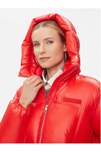 Tommy Hilfiger Women's Down jacket WW0WW40836 Red