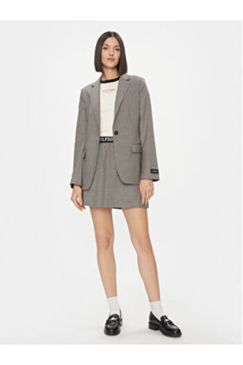 Tommy Hilfiger Jachetă de damă WW0WW40496 Gri