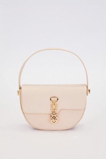 Levidor Cream Cover Buckle Handbag