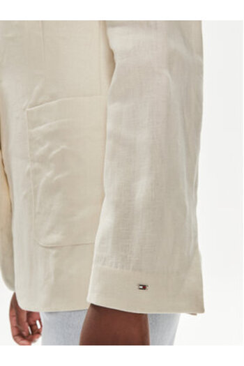 Tommy Hilfiger Women's Jacket WW0WW42454 Beige
