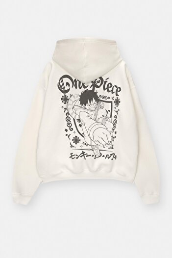 Pull & Bear One Piece kapüşonlu sweatshirt