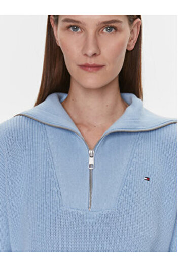 Tommy Hilfiger Women's Sweater WW0WW42420 Blue