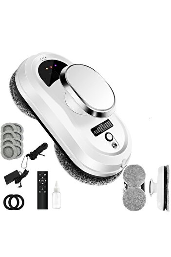 zola Robot inteligent curatarea geamurilor, 5600 Pa, 10 lavete microfibra, pulverizator,telecomanda