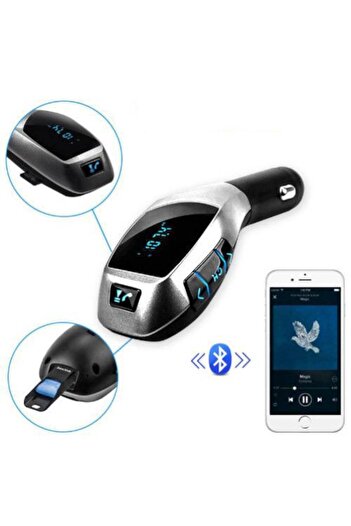 OEM Bluetooth Wireless Transmitter X5, FM Radio, Music Modulator, Handsfree MP3 Player, USB Audio