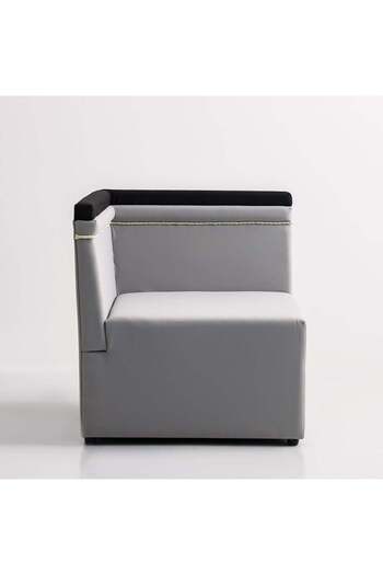 Danube Home Corner Sofa Set for Majlis - Grey Fabric Outdoor Sofa - Stylish & Comfortable Seating for UAE