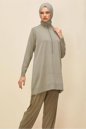 Alvina Zipped Knitwear Tunic 45885