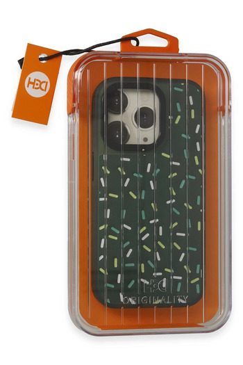 Fuchsia iPhone 15 Pro Max Case Hbc-222 Bern Cover - Dark Green