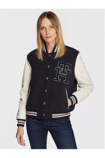 Tommy Hilfiger Women's Bomber jacket WW0WW37308 Blue