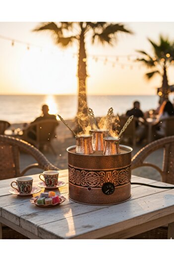 AiroBazar Turkish Sand Coffee Machine - Home Type Sand Coffee Machine - Copper Sand Coffee Machine