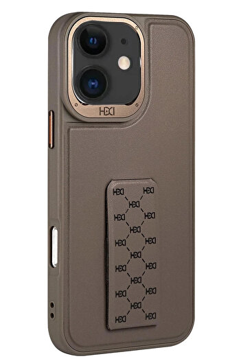 Fuchsia iPhone 11 Hbc-265 Madrid Cover with Magsafe Stand - Titan Gray