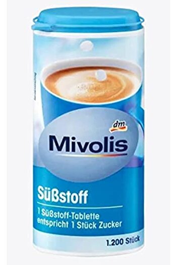 Volans Balea Mivolis Diet Sugar Tablets 1200 Count – German-Made Sweetener – Low Calorie Sugar Substitu