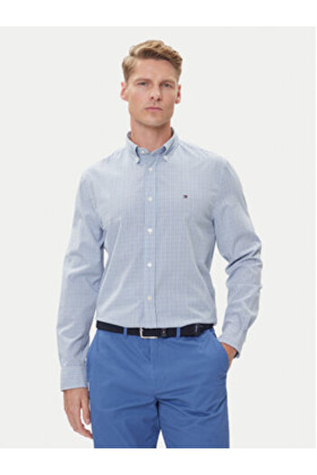 Tommy Hilfiger Cămașă bărbătească MW0MW39459 Multicoloră