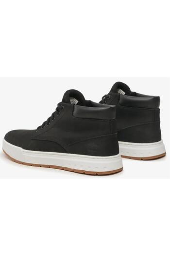 Timberland Maple Grove Men's Leather Sneakers Black 43.5 EU - Durable & Stylish Casual Footwear