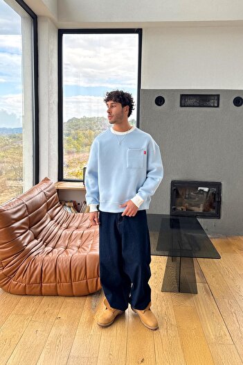 Flaw Wear Ön Cep Detay Sweatshirt