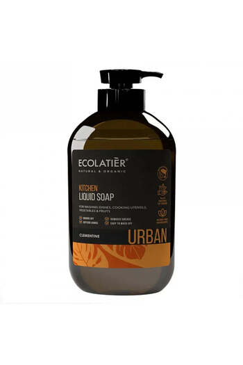 ECOLATIER Kitchen Soap with Clementine Extract