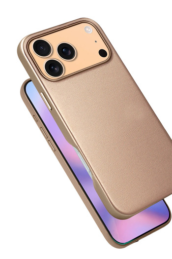 Fuchsia Apple iPhone 17 Pro Max Hbc-242 Dividing Magsafe Cover - Desert Titanium