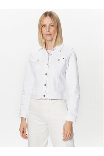 Tommy Hilfiger Women's Denim jacket WW0WW38108 White