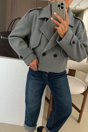 styleFlex Short straight-cut coat