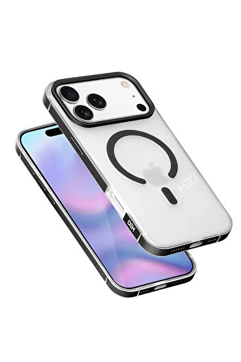 Fuchsia Apple iPhone 17 Pro Hbc-394 Himalayas Magsafe Cover - Black
