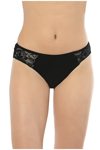 LÜXDRM 3120 - 5 Pieces Lace Bamboo Edge Lace Bikini Panties