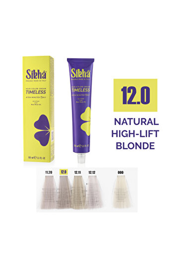 SIKHA Permanent Hair Dye Timeless Blond Baltic Super Illuminator 12.0, 100 ml