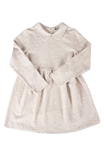 Ozmoz By Mukadder Özden Organic Classic Cut Winter Baby Girl Dress