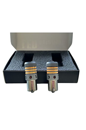 Unbranded/Generic Set Becuri LED Canbus 1156 P21W, 144 LED-uri Semnal