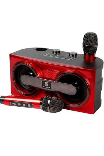 Generic Smart Berry M25 Karaoke Speaker Bluetooth Wireless Mic