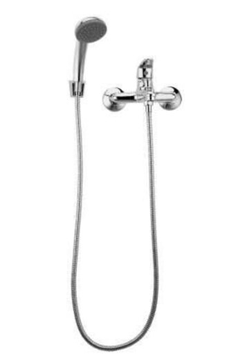 Other Smile Chrome Wall-Mounted Bathtub Faucet