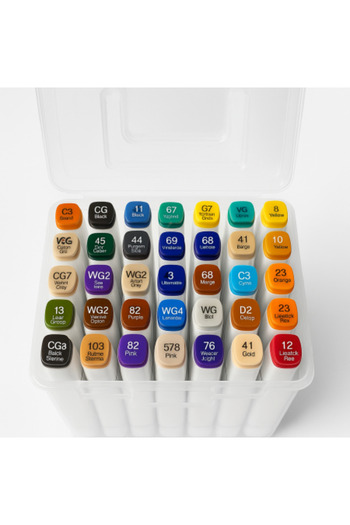 ART WALKER Professional Marker Set Twin Marker – 48 Colors