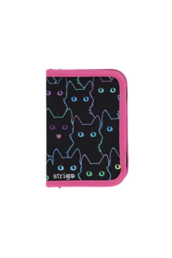 Strigo Cat SSC261 compartmentalized pencil case, unequipped