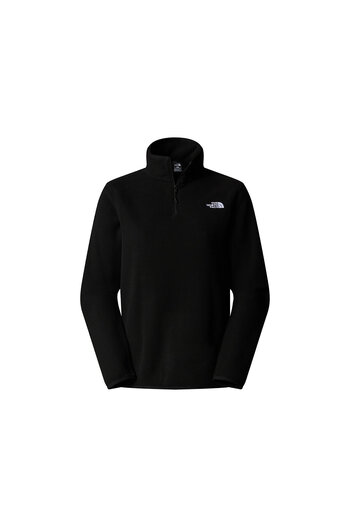 THE NORTH FACE W Glacier Fleece 1/4 Zip Jacket Women's Outdoor Quarter Zip Fleece Top Nf0A8D2Jjk31 Black