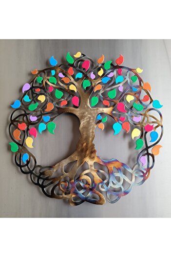 Kat Time Metal wall decor, the infinity tree, brings balance and energy to any space