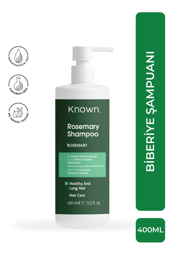 KNOWN. Rosemary Shampoo Anti-Hair Loss and Helps Fast Growth 400 ml