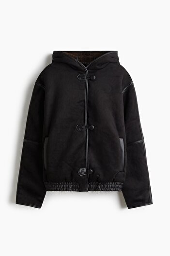 H&M Pelüş Astarlı Ceket