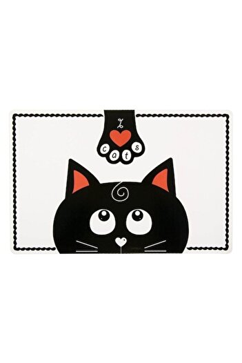 ANTBRO mat for cat food bowl, washable, 43x28 cm