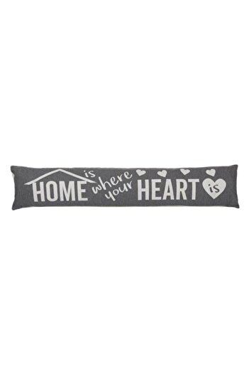 ANTBRO Protectie anti curent gri cu mesaj, cu doua fete si fermoar, 90x20cm