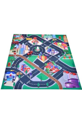 ANTBRO Children's Play Rug Antbro® Adventures on the Roads, multicolor, 80x70 cm