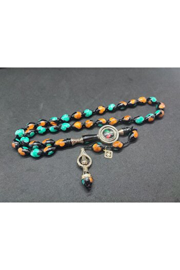 İskeçe Exclusive Hakan Kaya Masterpiece Handcrafted Heavy Silver Inlaid Malachite Embroidered Kuka Certified 8603