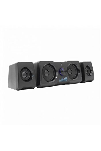 white shark System of PC Speakers MOOD, 2.2 Channels, 16W RMS, Rainbow LED Lighting