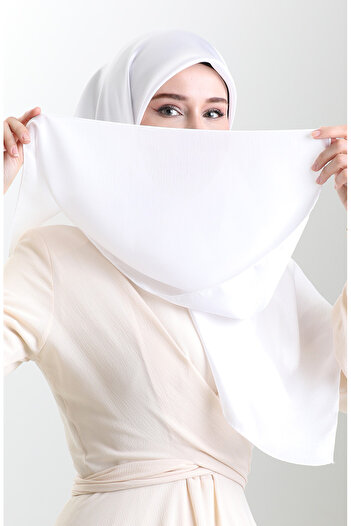 sefamerve Jan Jan Chiffon Scarf 70311-43 Optical White