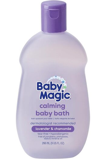 Baby Magic Soothing Baby Wash | 9 oz | Lavender and Chamomile | Tear-Free and Free of Parabens, Phth