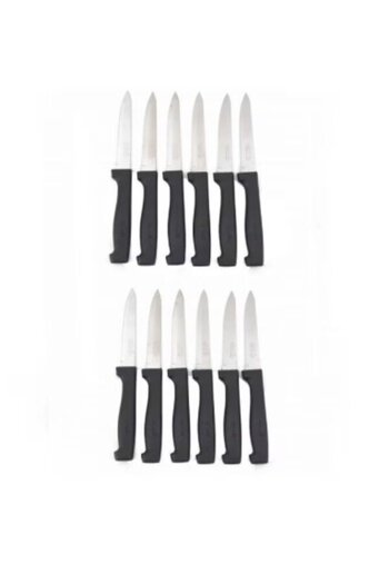 undefined 12-Piece Knife Set Black/Silver