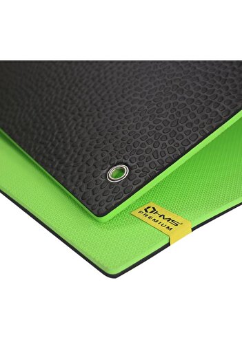 Other MFK03 GREEN-BLACK CLUB FITNESS MAT WITH HOLES HMS PREMIUM